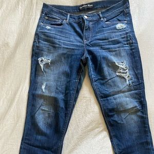 Express cropped skinny jeans size 12